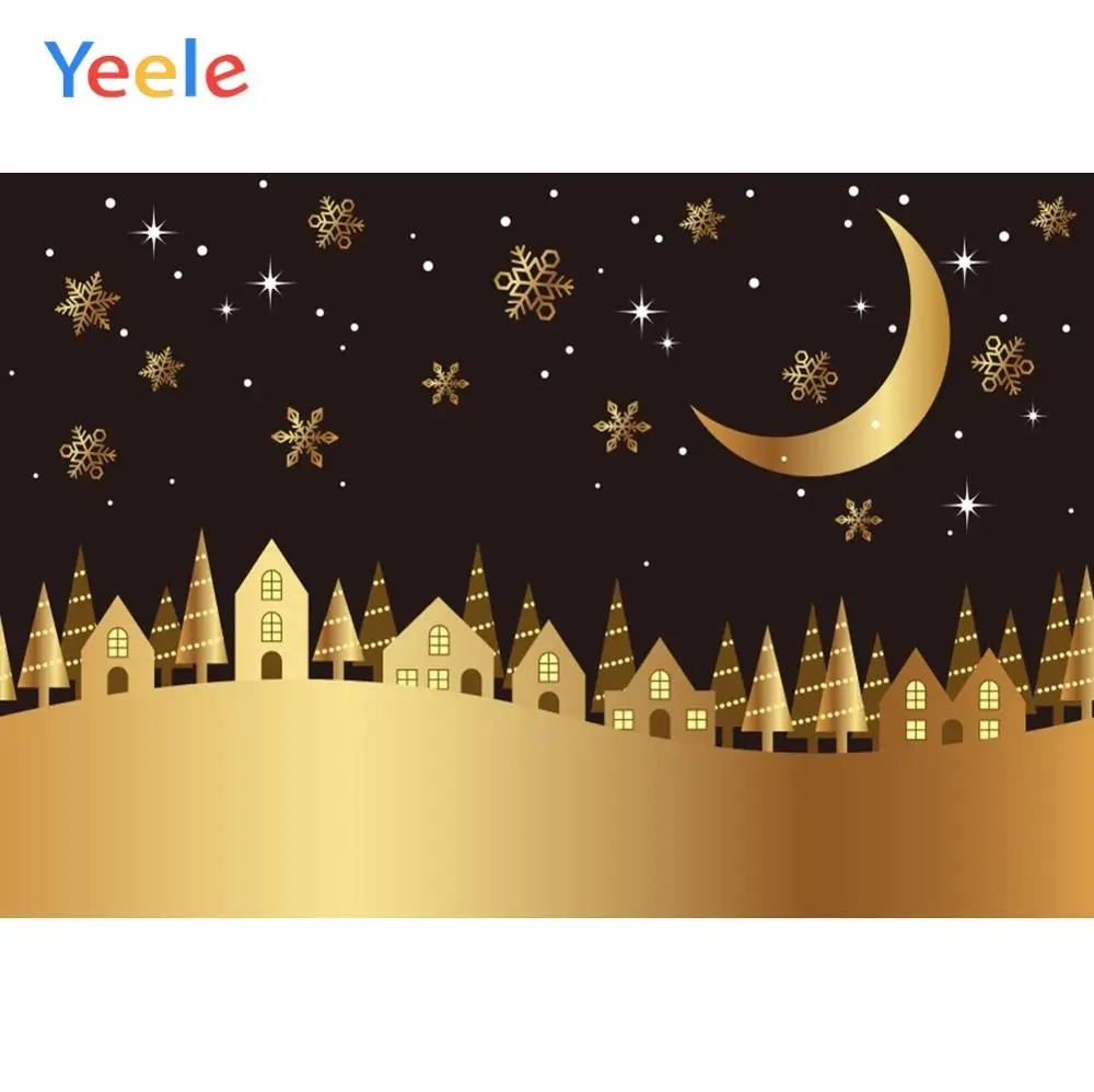 Yeele обои для фотосъемки Луна Звезда лес замок фон персонализированные