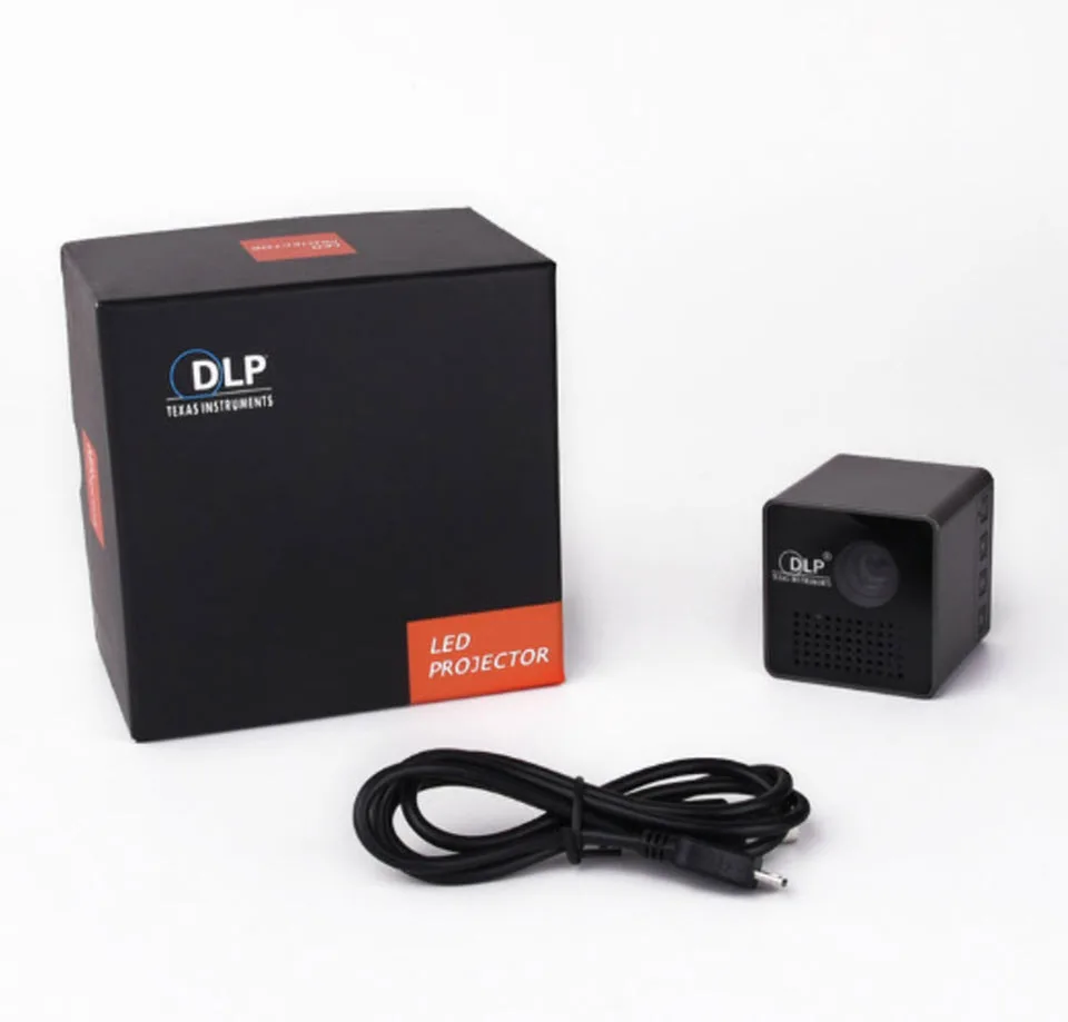 Оригинальный карманный проектор UNIC P1 домашний кинотеатр батарея мини DLP