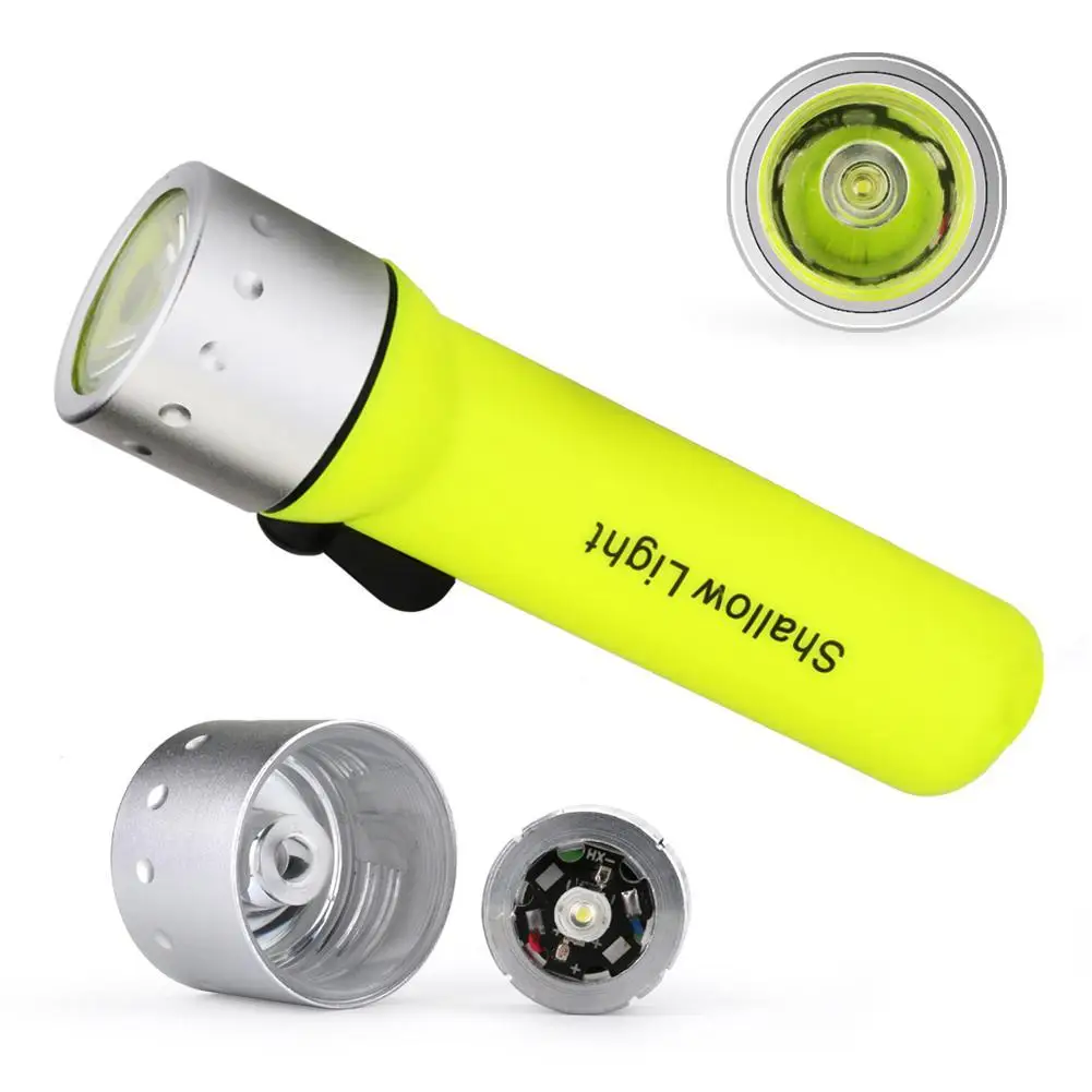 2000Lm Q5 светодиодный Профессиональный Подводный фонарь для дайвинга лампа