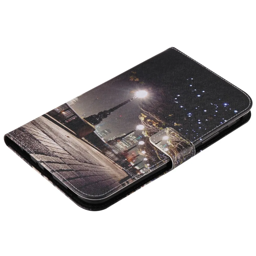 Милый Кот Планшеты чехол для Samsung Galaxy T230 7 дюймов Роскошные Ultra Slim Магнитные Смарт