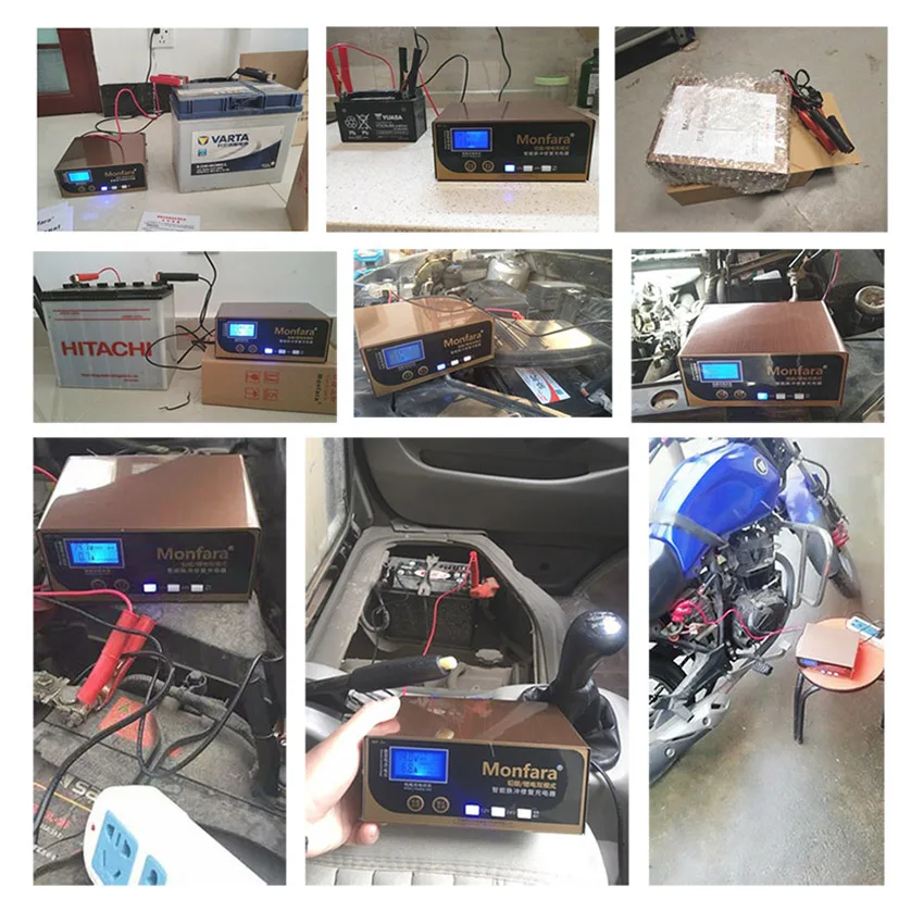 Умное автомобильное 12 V 24V свинцово кислотные кальция CA AGM гель + вольт литиевая