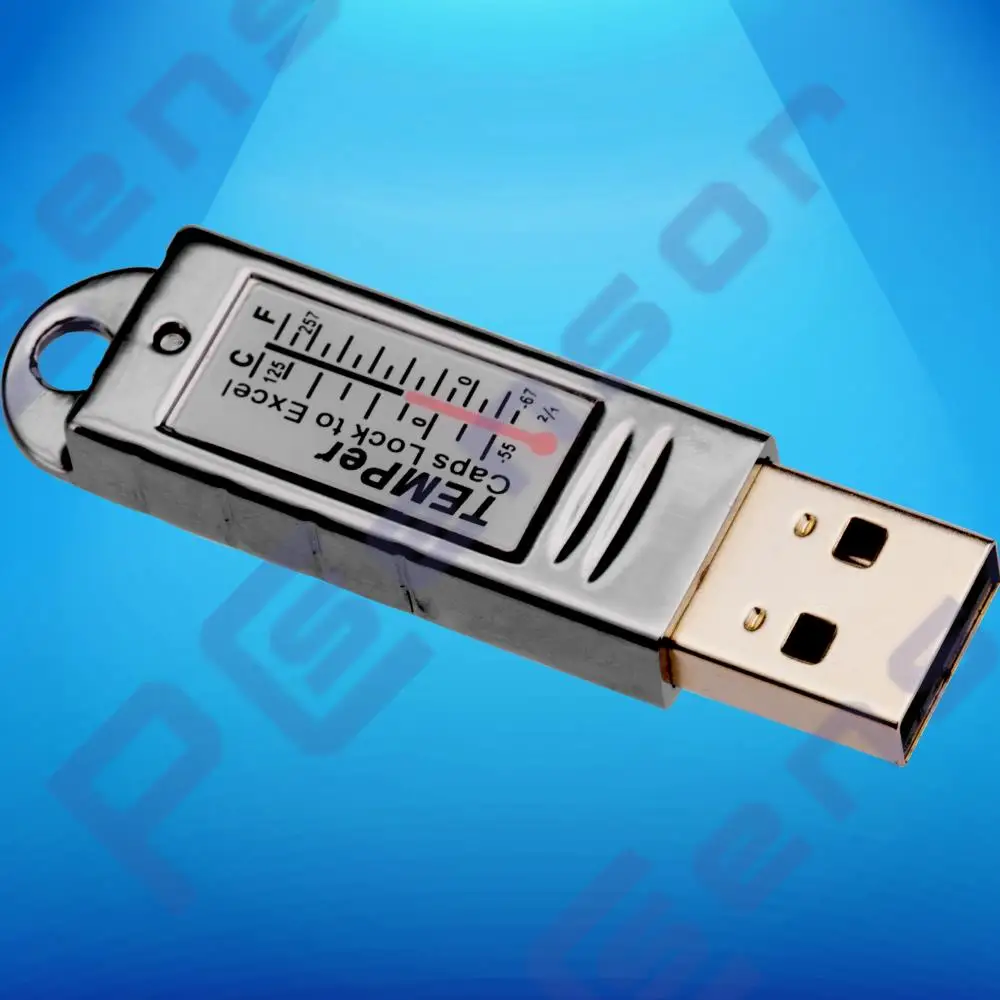 Водонепроницаемый термометр с питанием от USB для помещений -55 ~ 125 °C | Инструменты