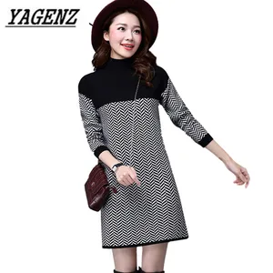 Теплый Женский пуловер, свитер, корейская мода, плотный шерстяной вязаный свитер, облегающие Женские зимние свитера с длинными рукавами 3XL