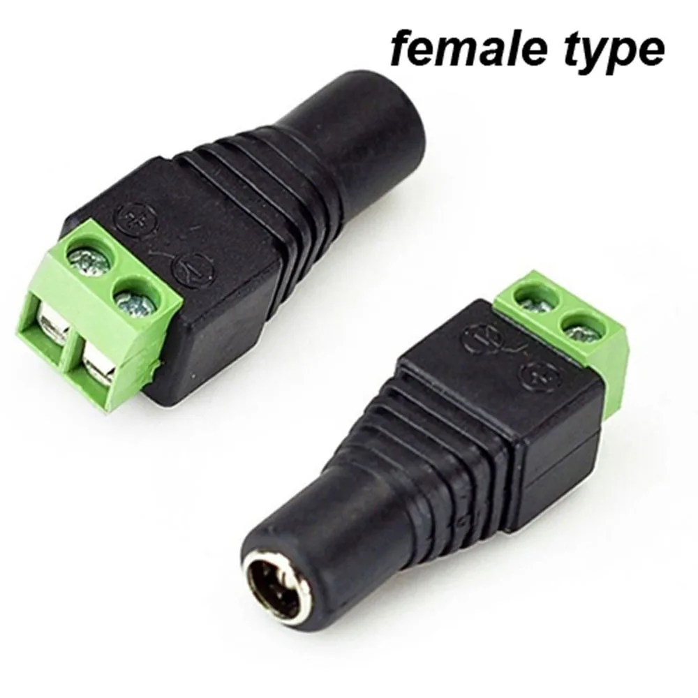 Разъем питания постоянного тока разъем мама до 2 3 4 штекер 5 5x2 1 мм Соединительный