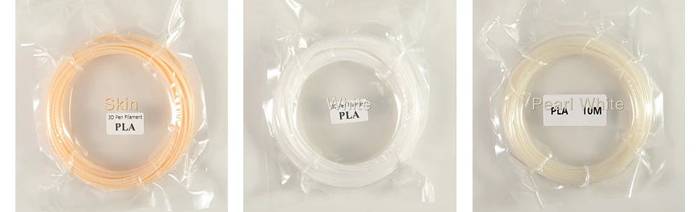 2 шт. длинные пластиковый принтер нити для 3d Ручка 10 м PLA 3d принтеры материалы печати интимные аксессуары Запчасти прохладный цвет