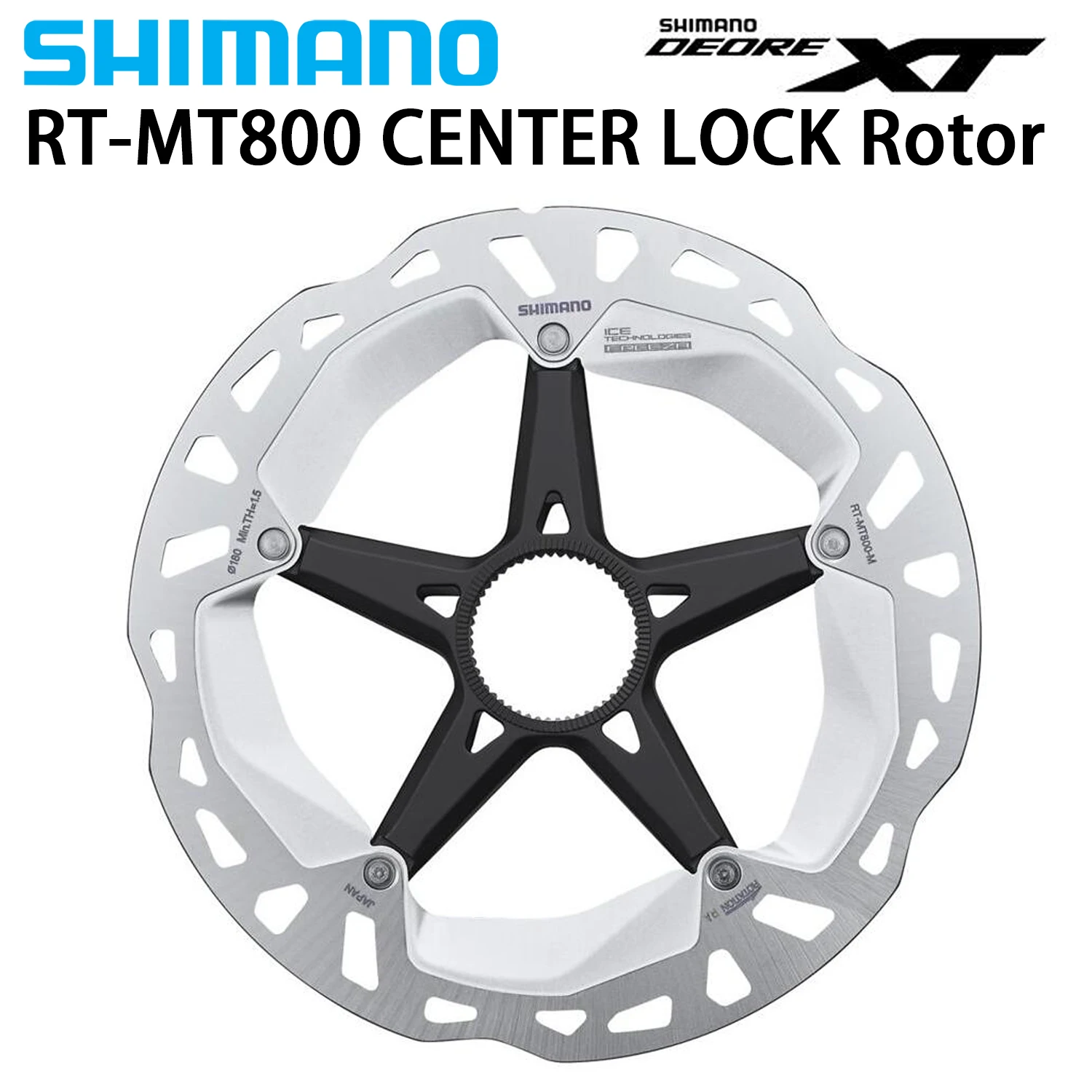Shimano XT RT MT800 Центровой дисковый ротор с внешним замком RT81 диск 160 мм 180 203