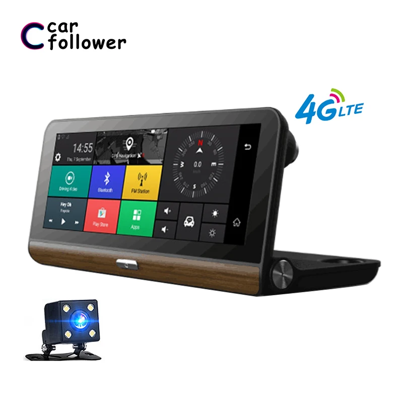 Видеорегистратор на приборной панели Android 5 1 GPS навигатор видеорегистратор 8 0