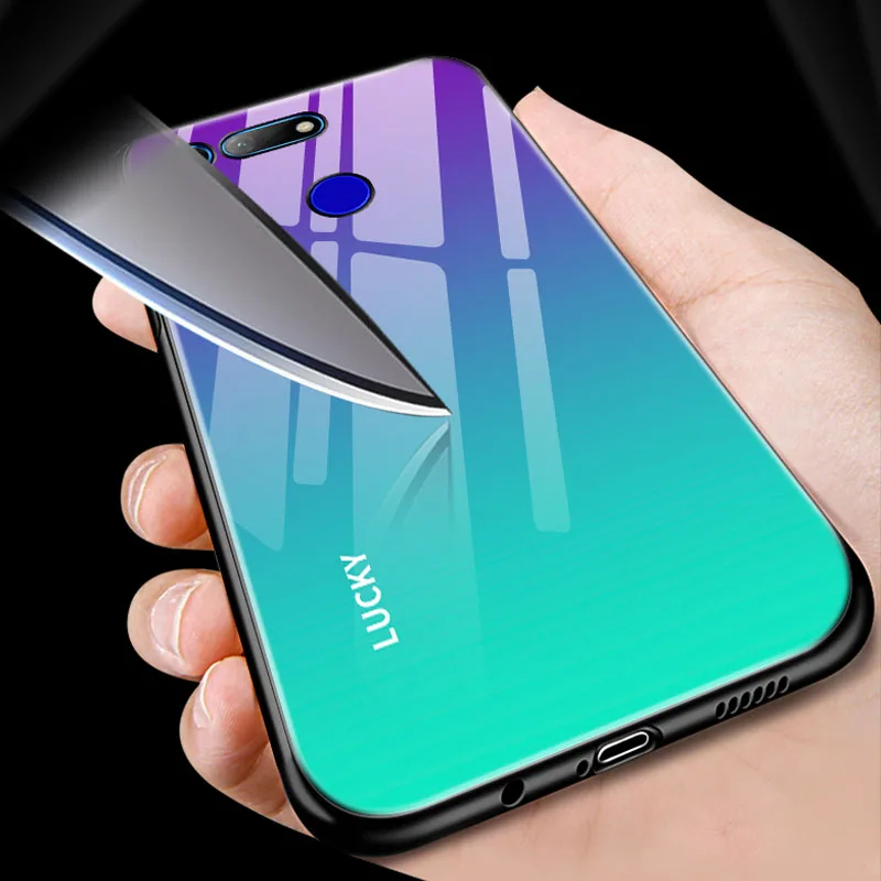 Чехол из закаленного стекла для Huawei GR5 2017 чехол GR 5 GR52017 Мягкая силиконовая задняя