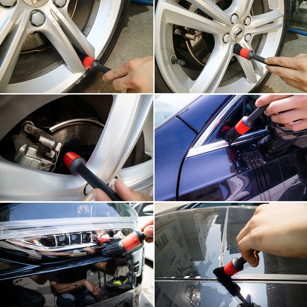 5 шт./компл. Автомойка Мотоцикл Авто аксессуары пластиковые круглые колеса