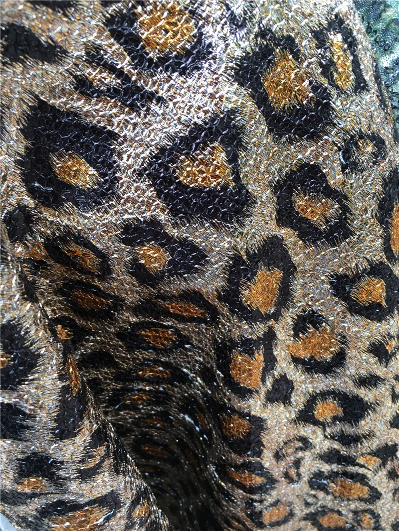 Красивый дизайн с изображением тигра Вышитое Тюлевое кружевное YG-504 французская