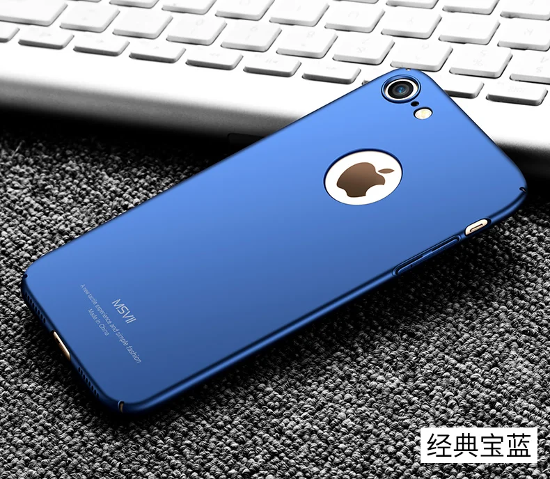 Для iPhone 8 чехол MSVII Роскошный кожаный чехол для Apple iPhone 7 Plus чехол 8 Plus тонкий PC чехол для iPhone 8 Plus чехол для телефона s