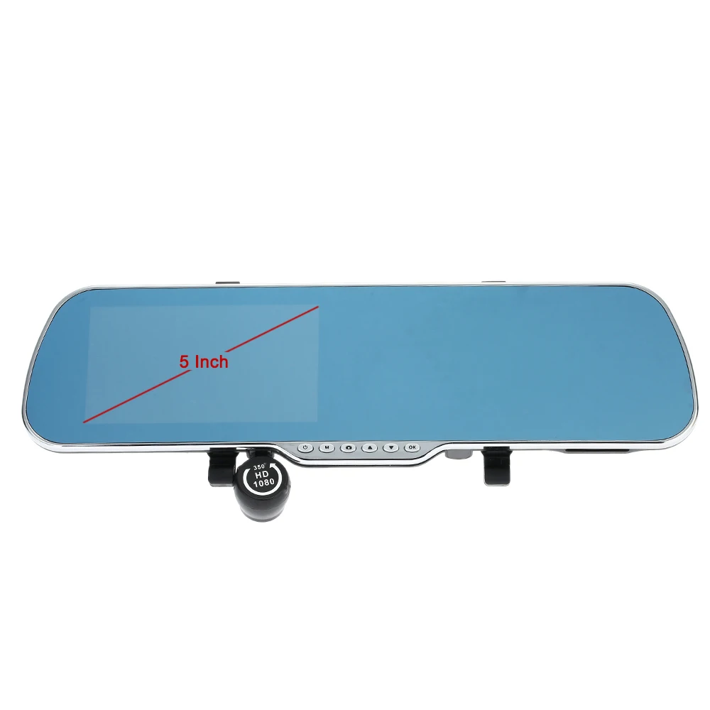 5 &quotAndroid 4 умная система GPS навигация Автомобильное зеркало заднего вида DVR с