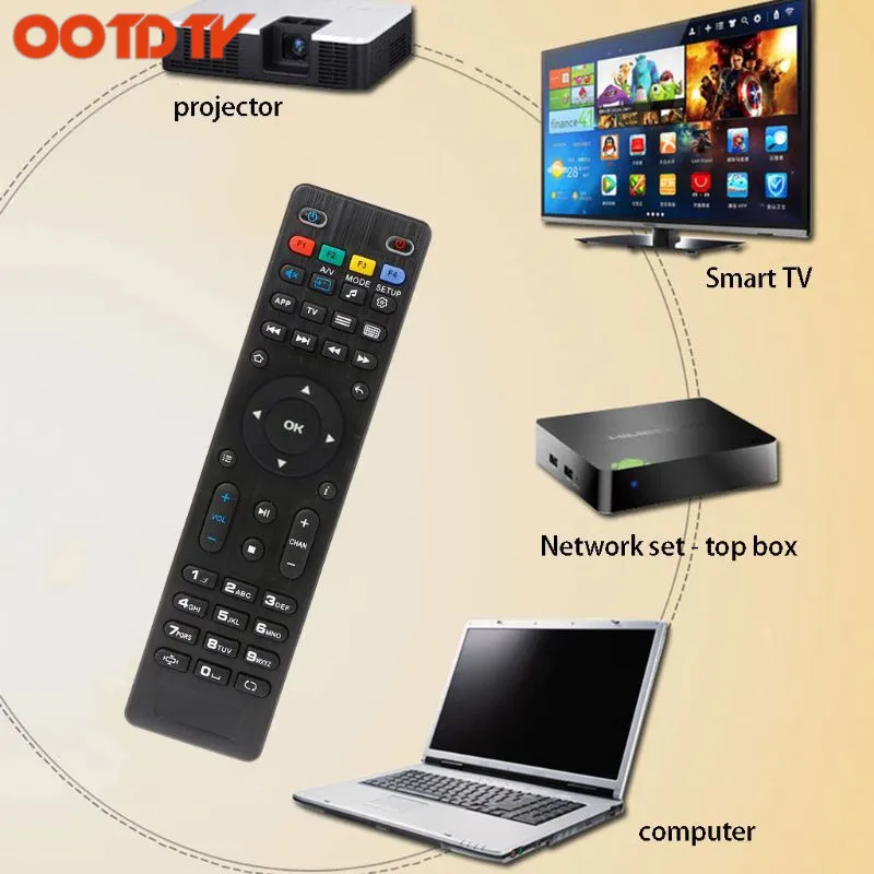 Пульт дистанционного управления OOTDTY для Smart TV IP замена MAG 250 254 256 260 261 270 275 Прямая
