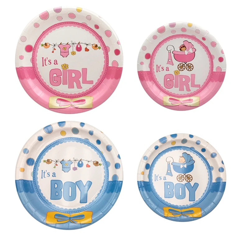 QIFU Baby Shower мальчик девочка его Девочка Синий Розовый воздушные шары для украшения вечеринок первый день рождения пол раскрыть BabyShower вечерние принадлежности