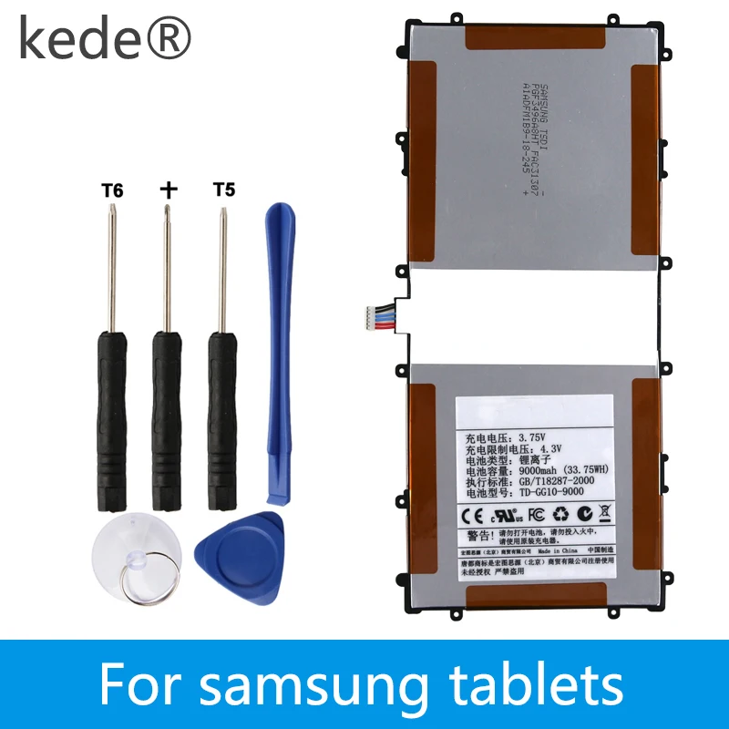 Оригинальный запасной аккумулятор kede SP3496A8H для Samsung Google Nexus 10 GT P8110 HA32ARB подлинный