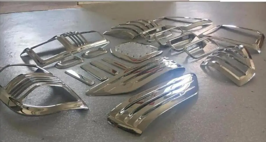 Полный комплект внешних хромированных аксессуаров с лентой 3M подходит для TOYOTA