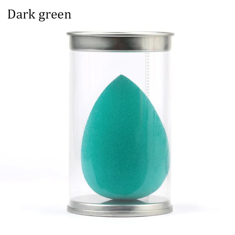1pc Super Soft Makeup Sponge Foundation Cosmetic Puff Powder Concealer Soft Makeup Blending Sponge Make Up Beauty Egg Tool - Цвет: Dark green