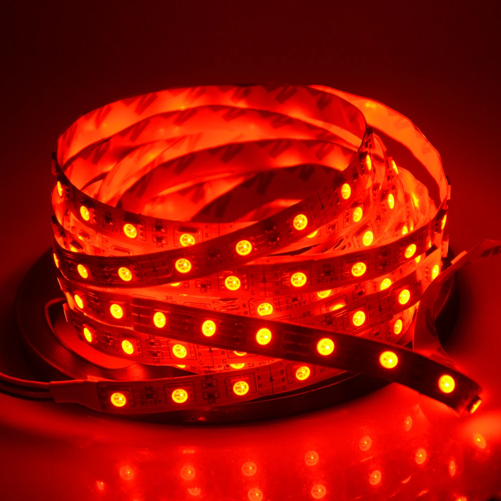 5 м 300 светодиодов 5050SMD RGB Светодиодная лента не Водонепроницаемая гибкая веревка