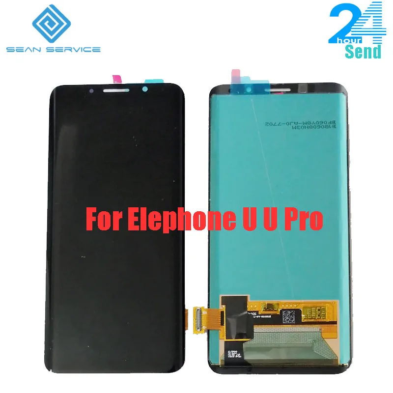 Для Elephone U Pro AMOLED ЖК-дисплей+ кодирующий преобразователь сенсорного экрана в сборе запасные части 5,99 дюйма 18:9