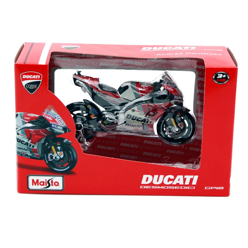 Maisto 1:18 Ducati Desmosedici GP18 Andrea Dovizioso без 04 Мотоцикл Велосипед литья под давлением модель