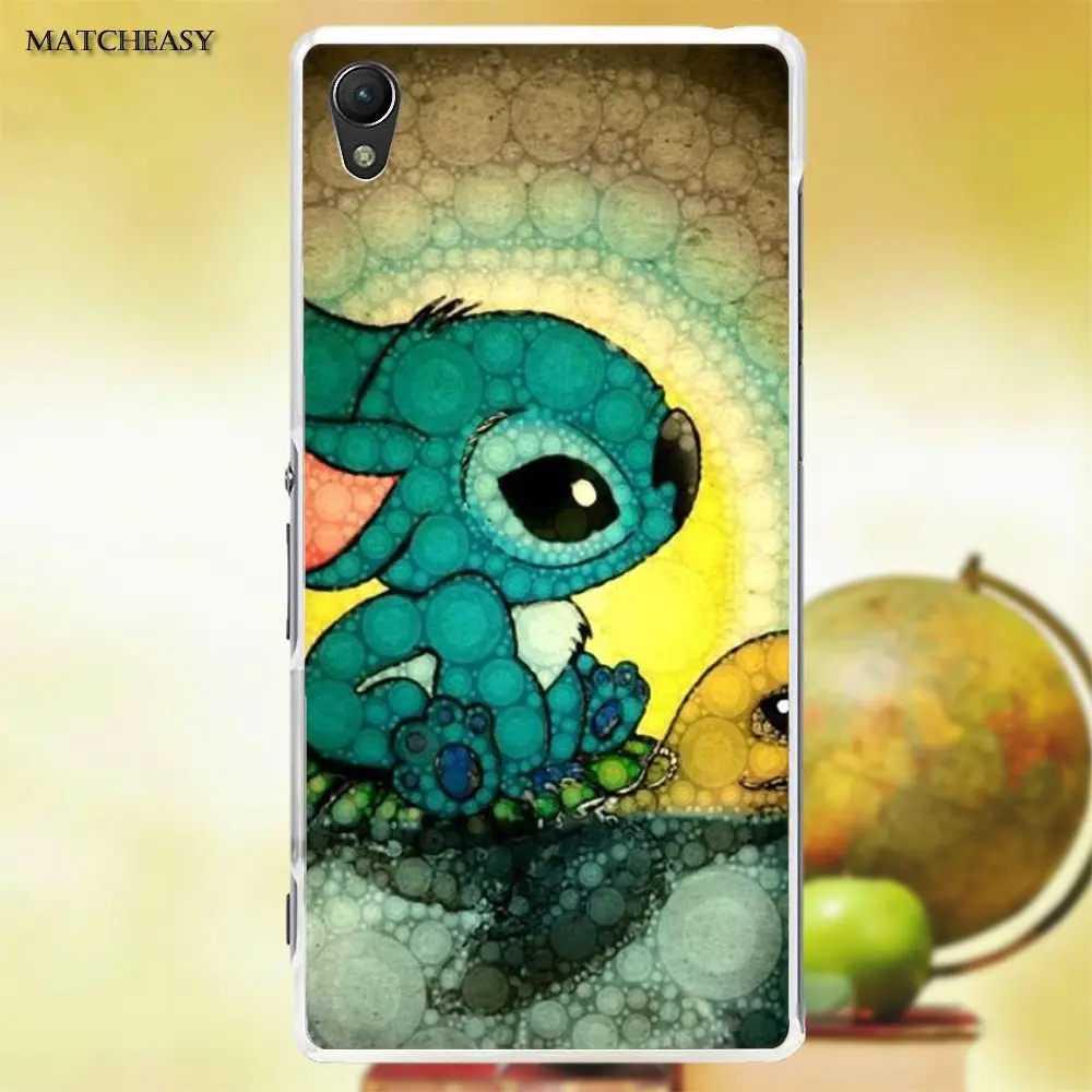 Oedmeb Лило и Стич черепаха ТПУ чехол Капа для Sony Xperia Z Z1 Z2 Z3 Z4 Z5 compact Mini M2 M4 M5 T3 E3