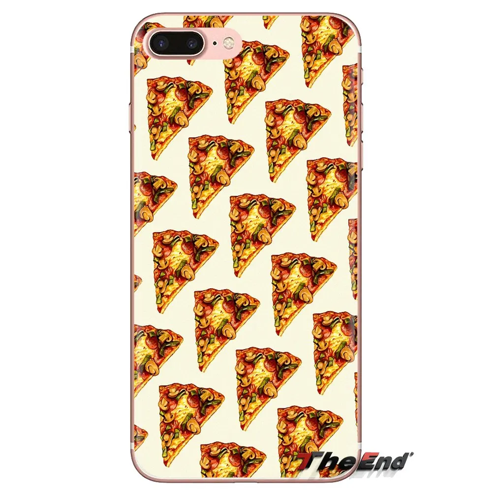 Чехол TPU Delicious Pizza Donuts для Samsung Galaxy S3 S4 S5 Mini S6 S7 Edge S8 S9 S10 Plus Note 3 4 5 8 9.