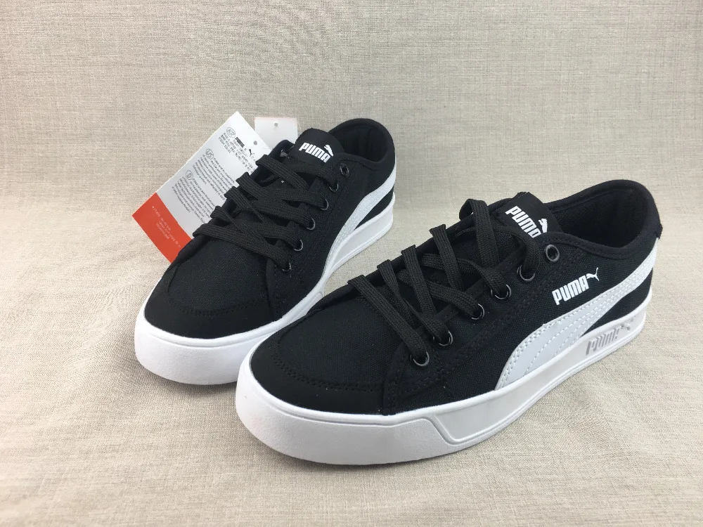 Бесплатная доставка 2018 ретро черно белые мужские Puma открытой улыбкой