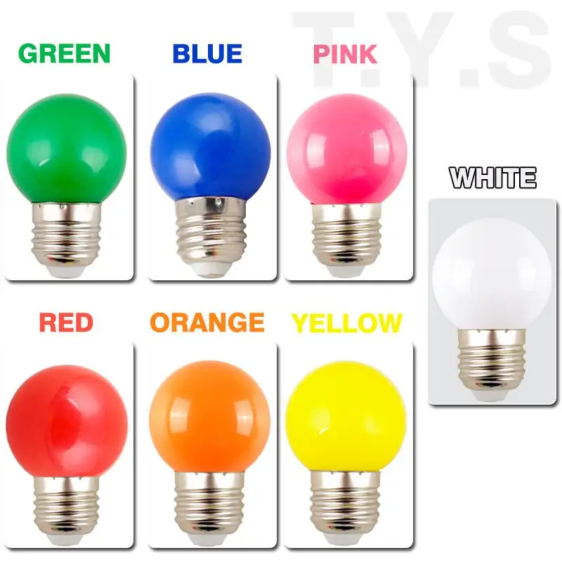 Led Красочный лампы E27 220 Рождество для свадьбы свет украшения комнаты декор