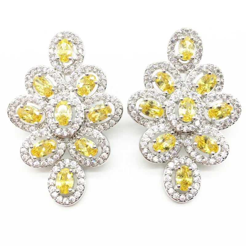 Женский ювелирный комплект из колье и серёг серебра 925 пробы|necklace and earrings|jewelry sets for