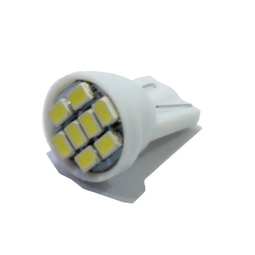 Светодиодный стояночный фонарь W5W T10 194 168 3020 8SMD автомобильный боковый клиновидный