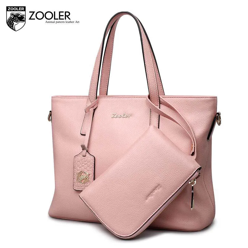 Zooler натуральная кожа сумка Новинка 2017 сплошной цвет женская большая емкость |