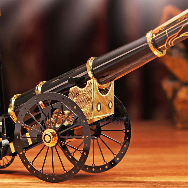 2017 новая штука 3D металлическая головоломка Artilleryman модель Лобзики из 3d лазерной