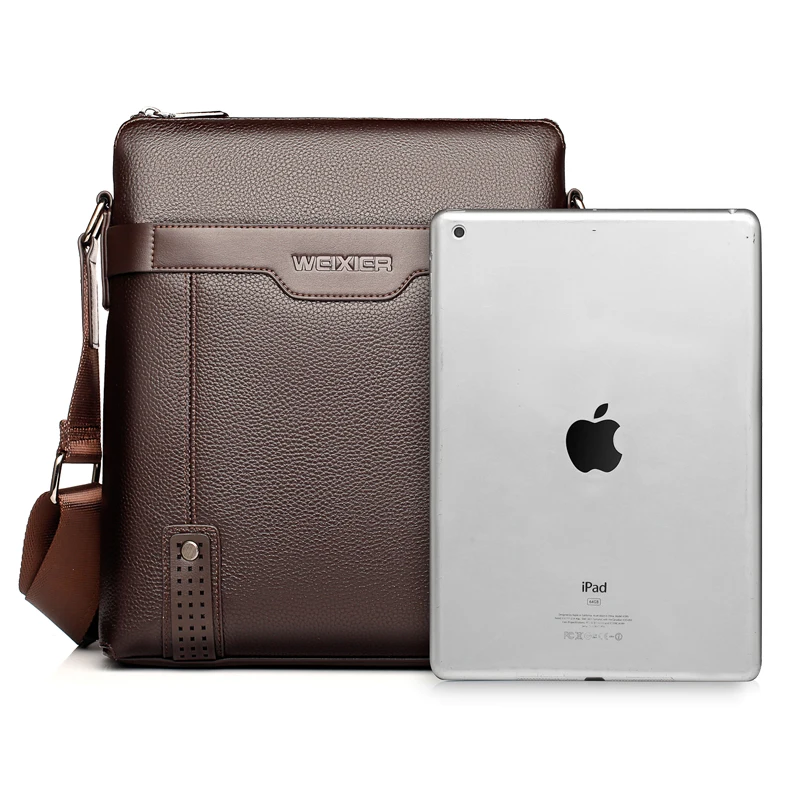 Men's Fashion Leather Crossbody bag Messenger Bag Shoulder Business Flap Small natural for men |