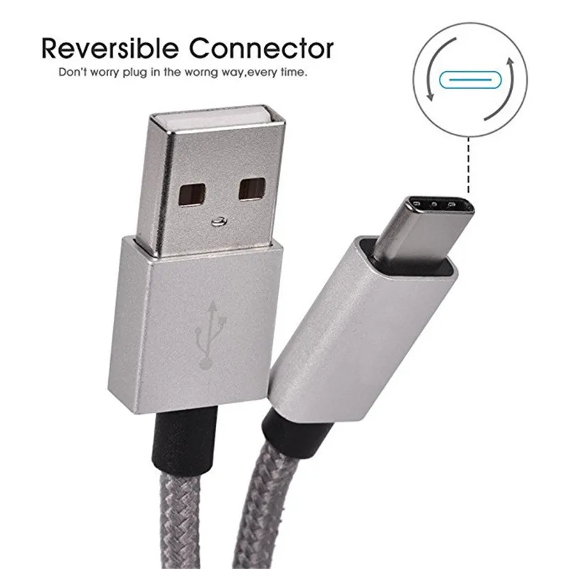 Нейлоновое Usb C Type usb 3 1 зарядное устройство для xiaomi A2 5X A1 MI 5 Oneplus 5t 6 samsung galaxy s9 s8 plus P20