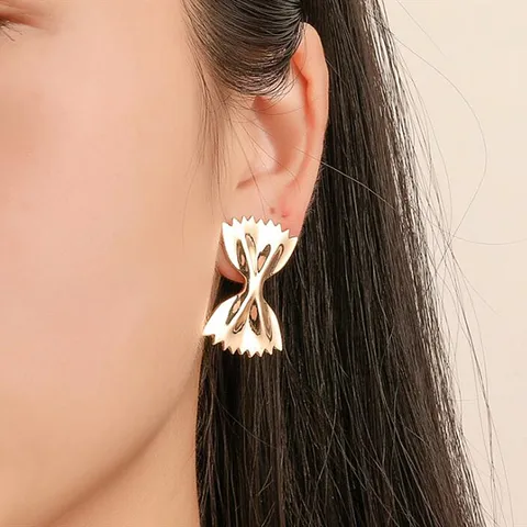 Серьги-гвоздики TimLee с бантом