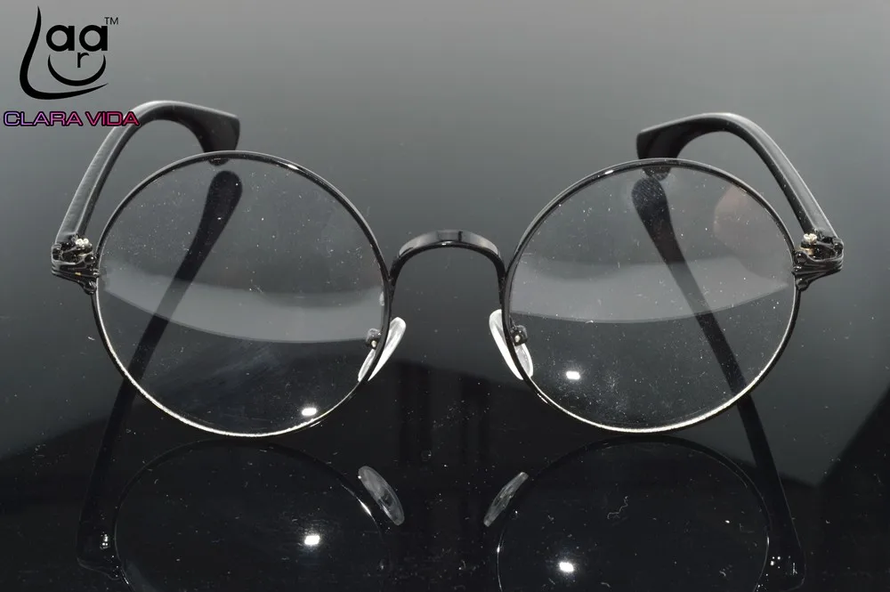 Новинка 2019 винтажные большие круглые оправы для очков Gafas в стиле ретро из сплава