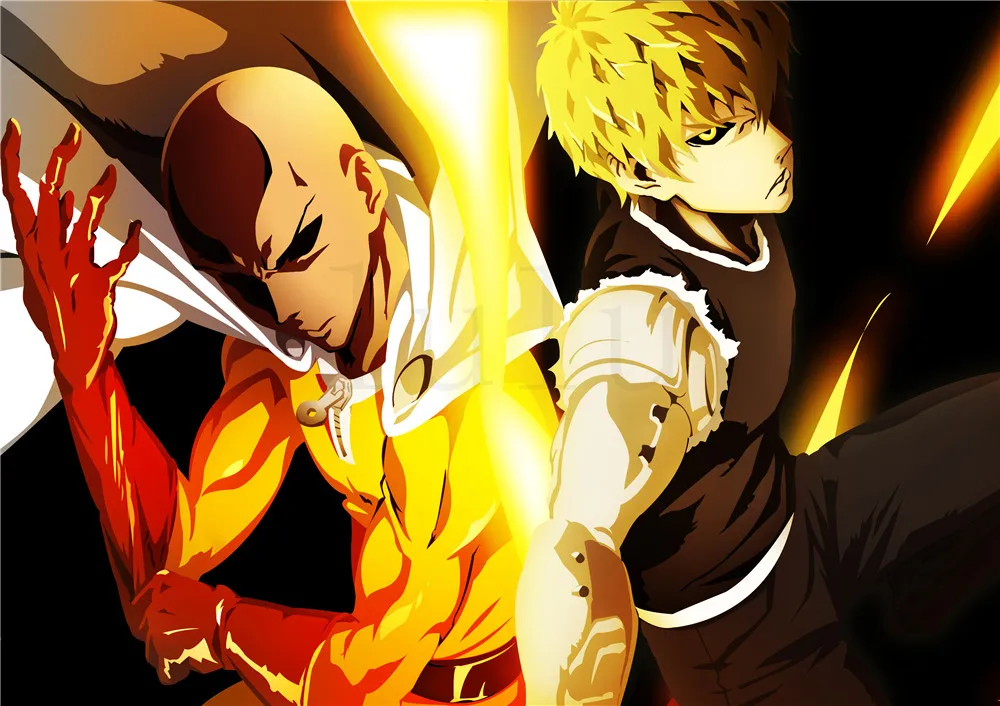 Аниме плакаты one punch man настенные наклейки хорошего качества украшение для дома