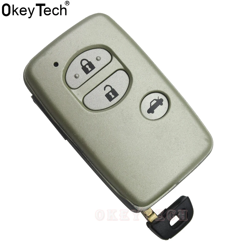 OkeyTech Смарт дистанционные брелки для ключей в виде ракушки 3 замена кнопки с