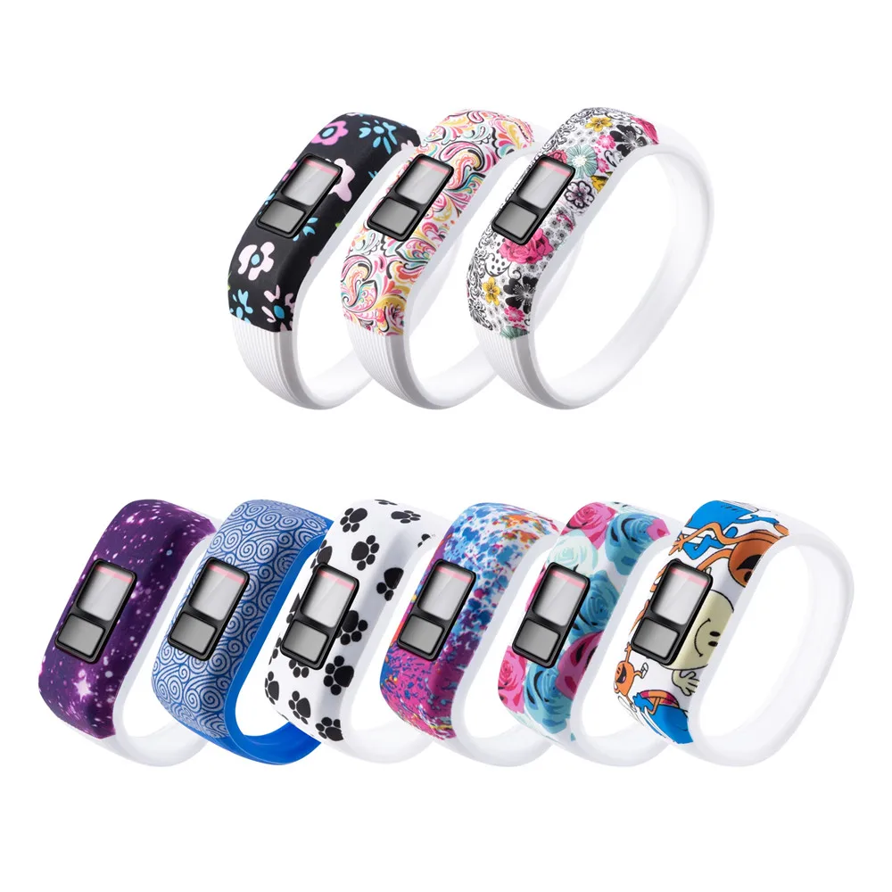 Силиконовый Напульсник для Garmin Vivofit JR JR2 vivofit 3 сменный трекер для активности большие/маленькие спортивные часы на браслете
