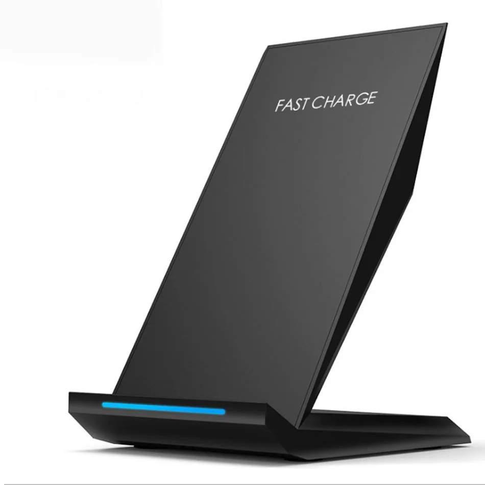 Fast Charger KEPHE 10 Вт Qi Беспроводной Зарядное устройство Quick Charge 3,0 быстрой зарядки для iPhone 8 10 X samsung S8 S9 S10 2 катушки Стенд 5 V/2A& 9В/1.67A - Тип штекера: Fast Charger