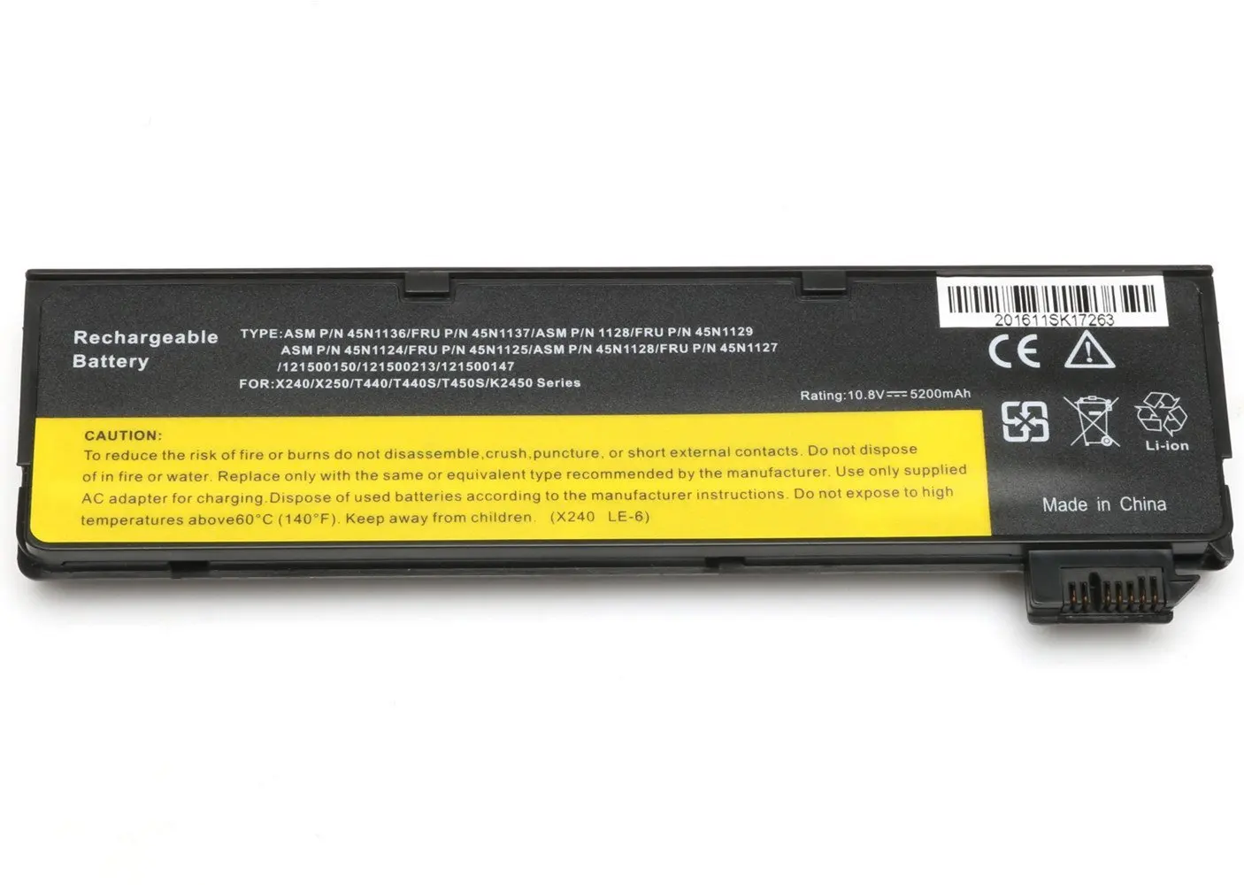 Аккумулятор 14 4 В для lenovo T440S X240 121500146 121500147 121500148 3ICP7/38/65 45N1124 45N1125 45N1126 45N1127|battery