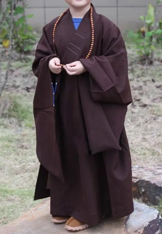 Унисекс Детские буддистские монахи розетка боевые искусства haiqingdress высота 100 ~ 150