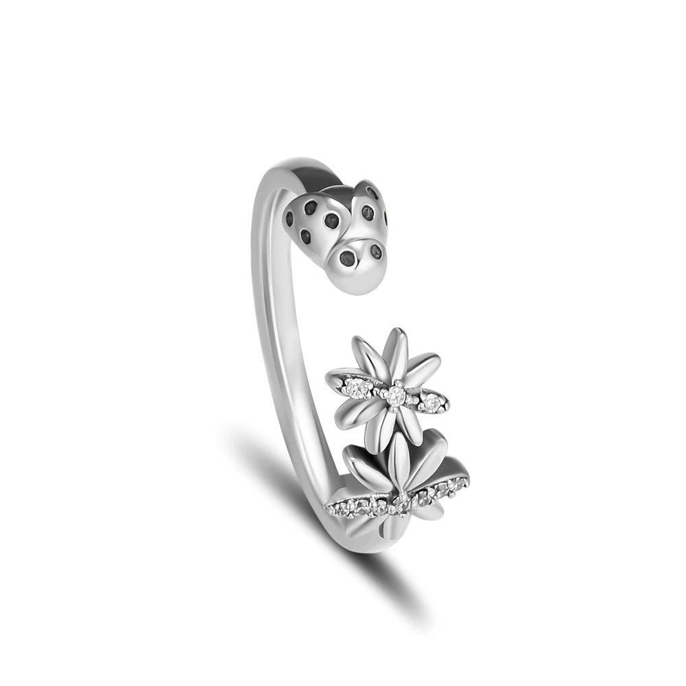 

Spritime кольца с прозрачными камнями 100% подлинное 925 пробы серебро-ювелирные изделия Бесплатная доставка