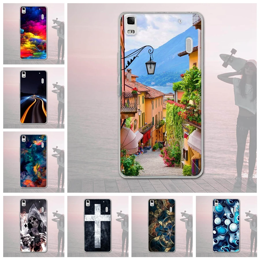Роскошный рельефный 3D чехол с рисунком для Lenovo K3 Note телефона A7000 задняя