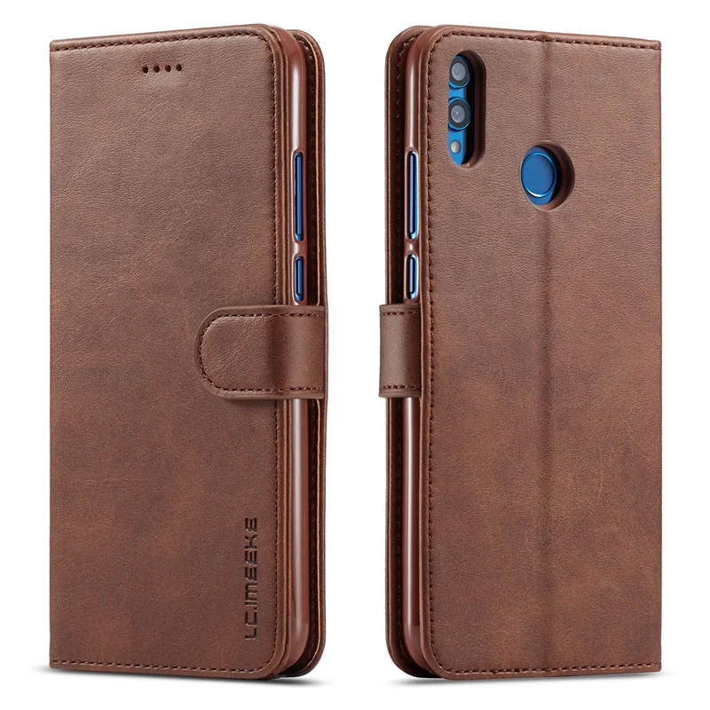 Роскошный кожаный чехол-книжка для Huawei P smart 2019 чехол Smart Plus мобильный телефон Y5 Y9 с
