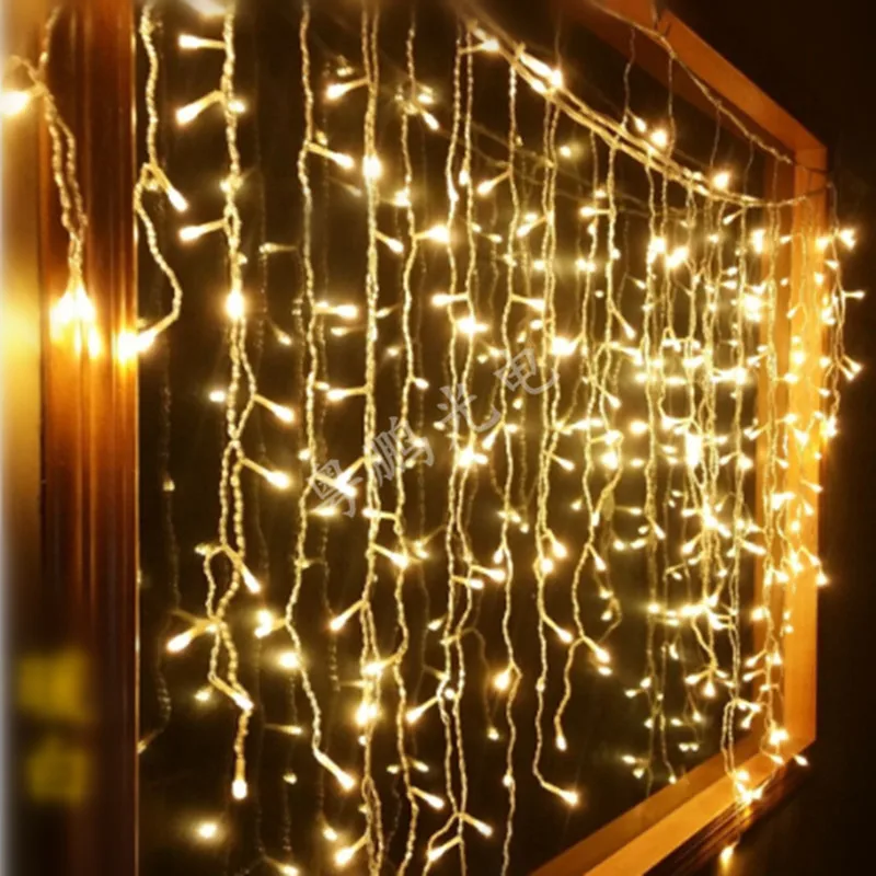Рождественская светодиодная гирлянда 220 В переменного тока 96 светодиодов|string light