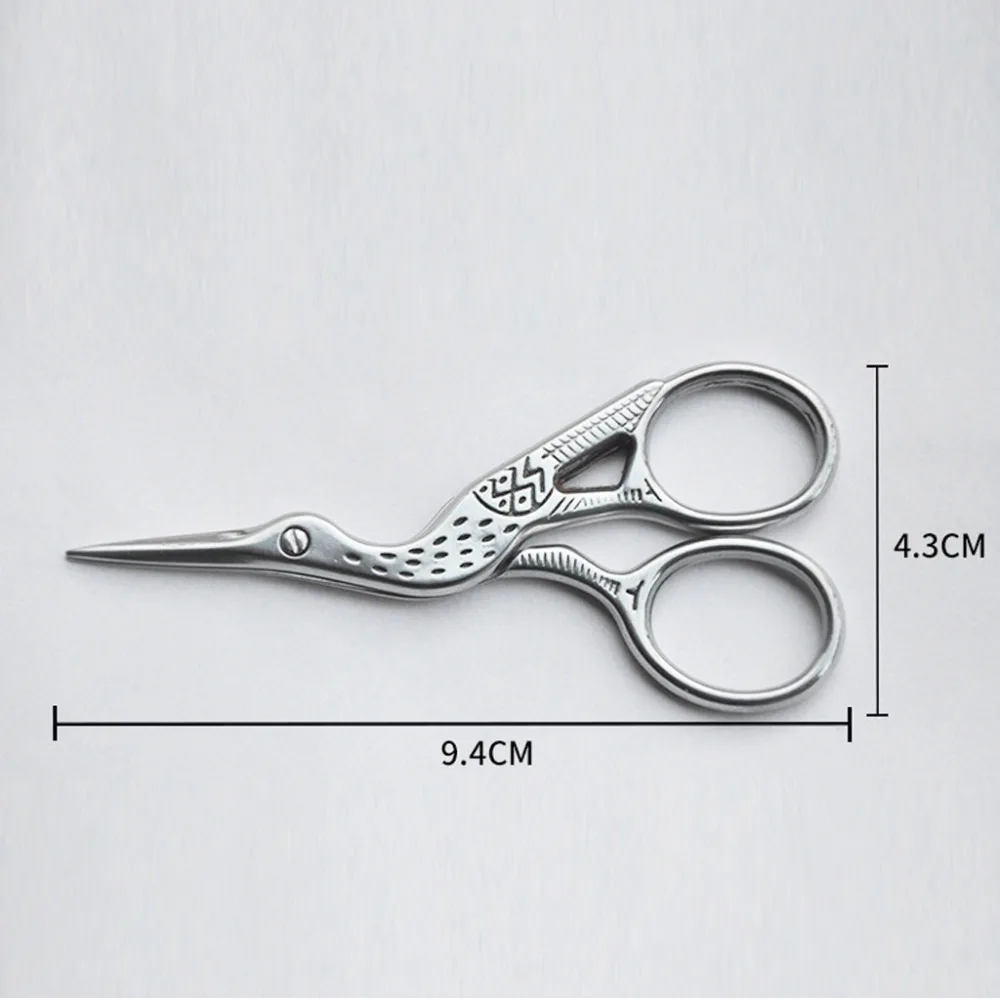 

Crane Shape Thread Cutter Embroidery Tool Snips Thrum Mini Sewing Scissors