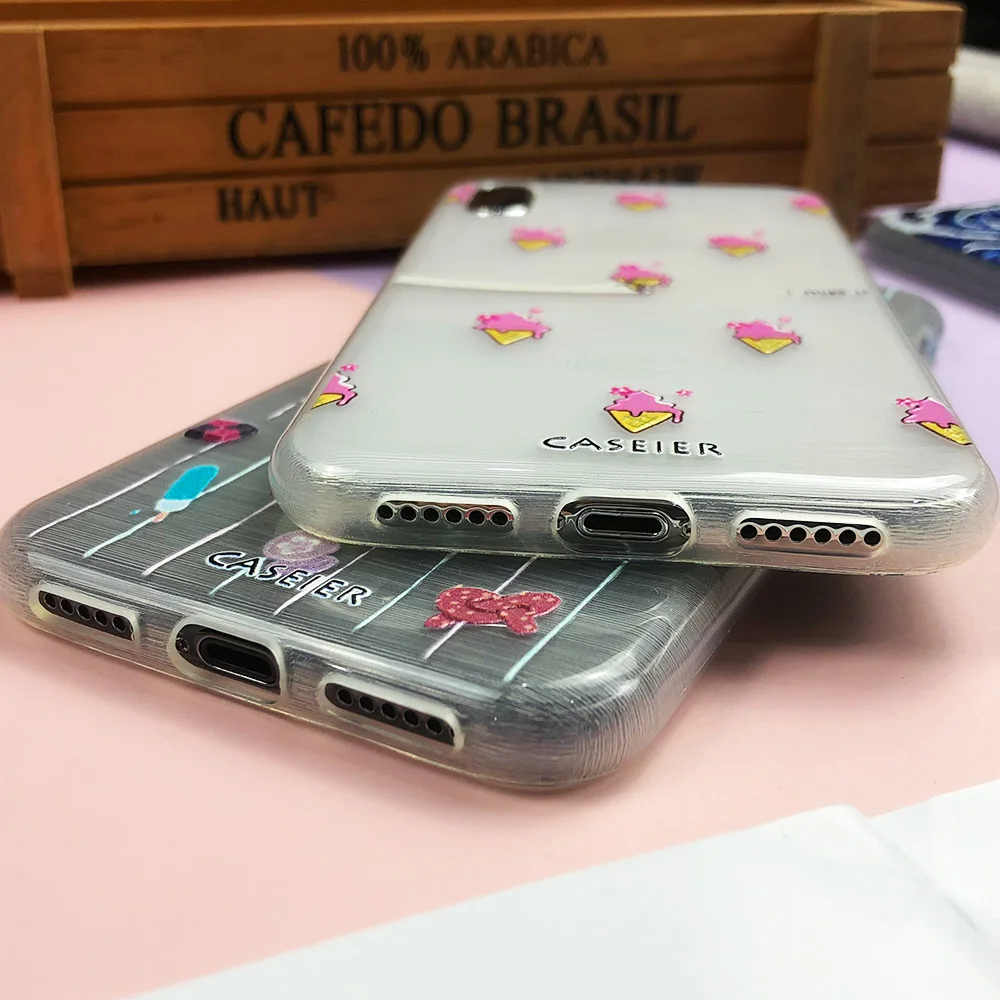 CASEIER Модный чехол для телефона iPhone Plus 11 Pro X XS XR Max Мягкий силиконовый 6 6s 7 8 SE 2020 Funda