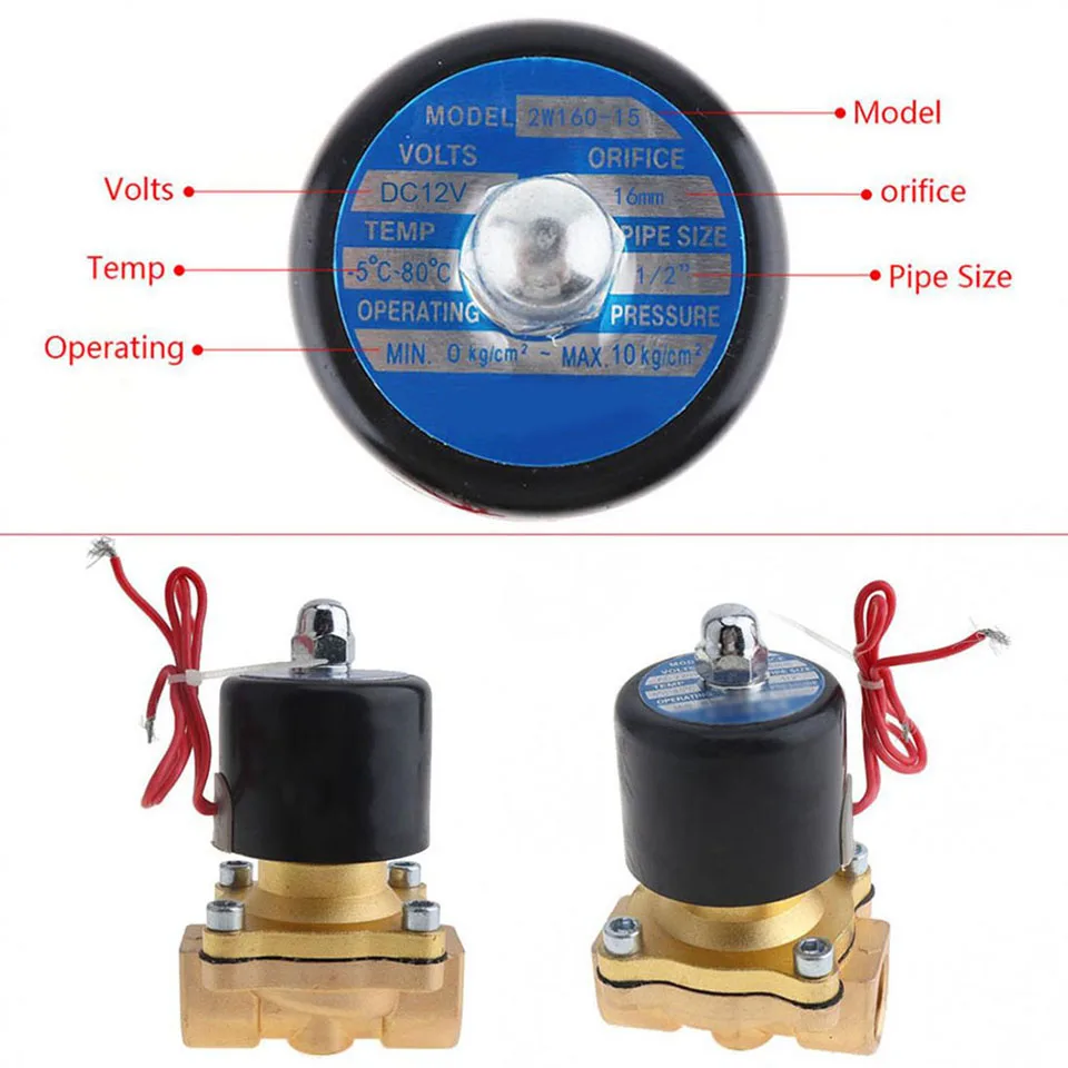 Электромагнетый клан силеноид 019 Новый 1/4 " 1/8" 1/2 3/4" 1 2" AC220V DC12V/24 V