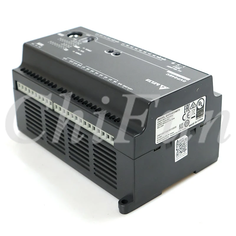 Оригинальный контроллер PLC Delta EC2 хост DVP24EC00T3 100 240VAC 12DI 12DO транзисторный выход в